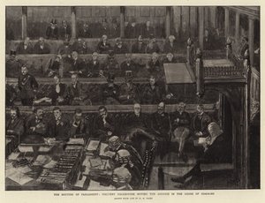 Riksdagsmötet, Viscount Folkestone flyttar anförandet i underhuset