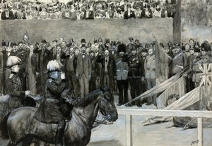 Prinsen av Wales vid volontärsutställningen, Horse Guard