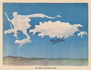 Illustration till The Adventures of a Japanese Doll (färglitografi)