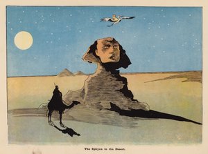 Illustration till The Adventures of a Japanese Doll (färglitografi)