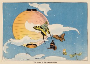 Illustration till The Adventures of a Japanese Doll (färglitografi)
