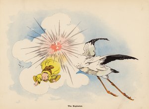 Illustration till The Adventures of a Japanese Doll (färglitografi) av Henry Mayer