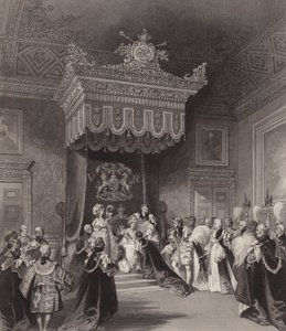 Drottning Victoria på tronen, St James