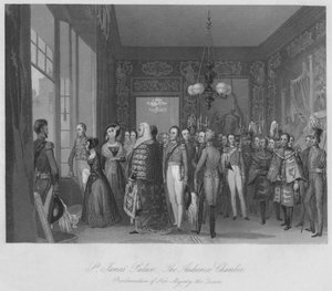 St James Palace. Publikkammaren, c1841