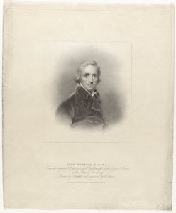 Porträtt av John Hoppner John Hoppner, Esq. R.A. (titel på objekt) Brittiska portretten (serietitel) British Gallery of Contemporary Portraits (serietitel)