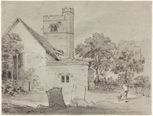 Aldenham kyrka, Hertfordshire av Henry Monro