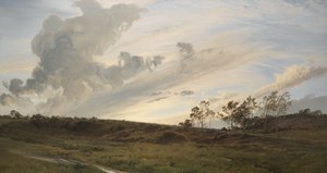 En vild kväll efter regn, Yorkshire av Henry Moore