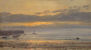 Before Sunrise, Scarborough - Low Water, 1878