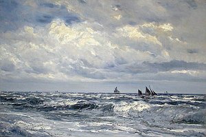 Tittar ut mot havet av Henry Moore