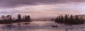 På Seine nära Les Andelys av Henry Moore