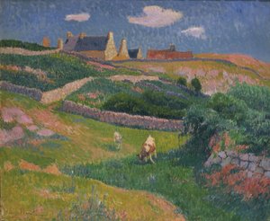 Bretonska landskap av Henry Moret
