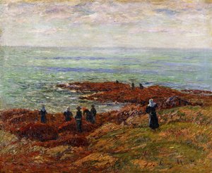 Kusten av Breton; den bretonska kusten,