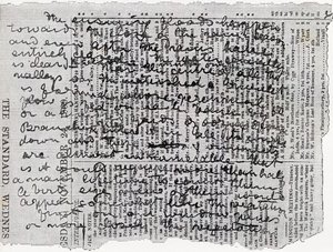 Fragment av Stanleys dagbok, illustration från 