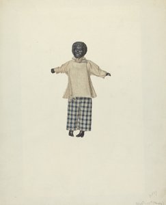 Kina Headed Black Doll