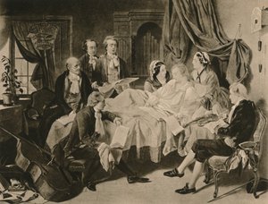 "Mozarts dödsbädd", 1910.