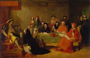 Rättegången mot drottning Katarina av Aragon, 1848.