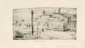 Järnvägsstationen i Randers av Henry Nielsen