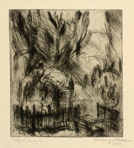 Kyrkogård av Henry Nielsen