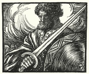 Matthew Arnolds dikt: Alaric at Rome (gravyr) av Henry Ospovat