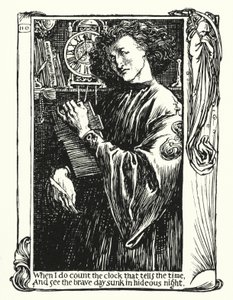 Shakespeares sonetter, sonet XII (lito)