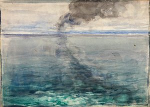 Crossing the Atlantic Return Home, 1894. av Henry Ossawa Tanner