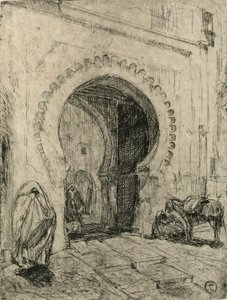 Gate i Tangier av Henry Ossawa Tanner