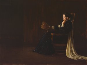 Porträtt av konstnärens mor av Henry Ossawa Tanner