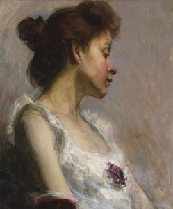 Porträtt av konstnärens hustru, 1897.