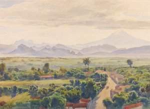 Utsikt över Cuernavaca av Henry Otto Wix