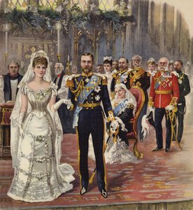 Hertigen av Cornwall och Yorks äktenskap med prinsessan Mary, Chapel Royal, St James