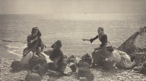 Skvaller på stranden av Henry Peach Robinson