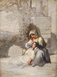 Italienska bönder (olja på duk)
