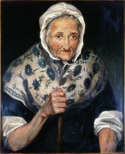Judy Dowling - Keeper of the Town Hutch (olja på duk)