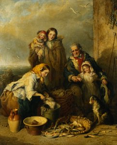 Fiskarens familj, 1861