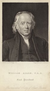William Allen - förste ordförande i Pharmaceutical Society of Great Britain (1770-1843) (gravyr) av Henry Perronet (after) Briggs