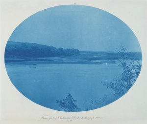 Från foten av Robinsons klippa uppströms,1891 (foto)
