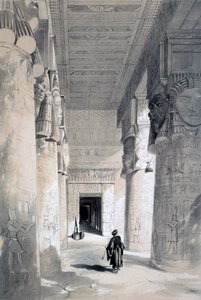 Temple of Denderah, Egypten, 1800-talet.