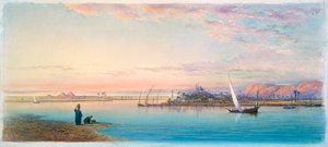 Nilen av Bulaq, Egypten, 1868