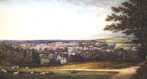 Guildford från sydväst av Henry Prosser