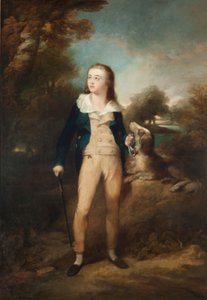 Master Cathcart och hund, ca 1810 (olja på duk) av Henry Raeburn