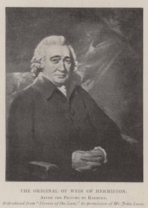 Originalet av Weir of Hermiston av Henry Raeburn