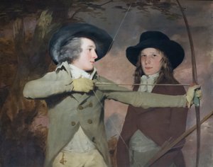Bågskyttarna, ca 1789-90 (olja på duk) av Henry Raeburn