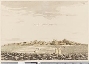 Sida 16 Otaheite, när Point Venus bär S.W. vid W. 5 mil bort, 1768-75 (wc)