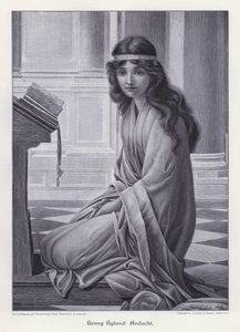 Bön (gravyr) av Henry Ryland