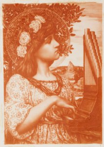 Heliga Cecilia av Henry Ryland