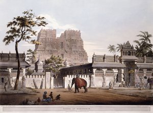 Pagoden vid Ramisseram, 1803