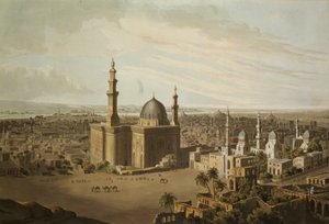 Utsikt över Grand Cairo, graverad av Daniel Havell (1785-1826) 1809