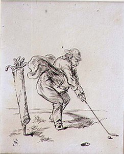 The Final Stroke, illustration från "Graphic" magazine, pub. c.1870 (lito)