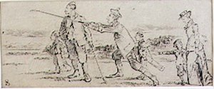 The Unlucky Drive, illustration från tidningen Graphic, utgiven ca 1870 (litografi). av Henry Sandercock