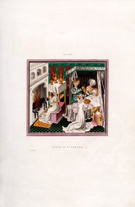 Födelse av St Edmund, 1433, 1843. av Henry Shaw